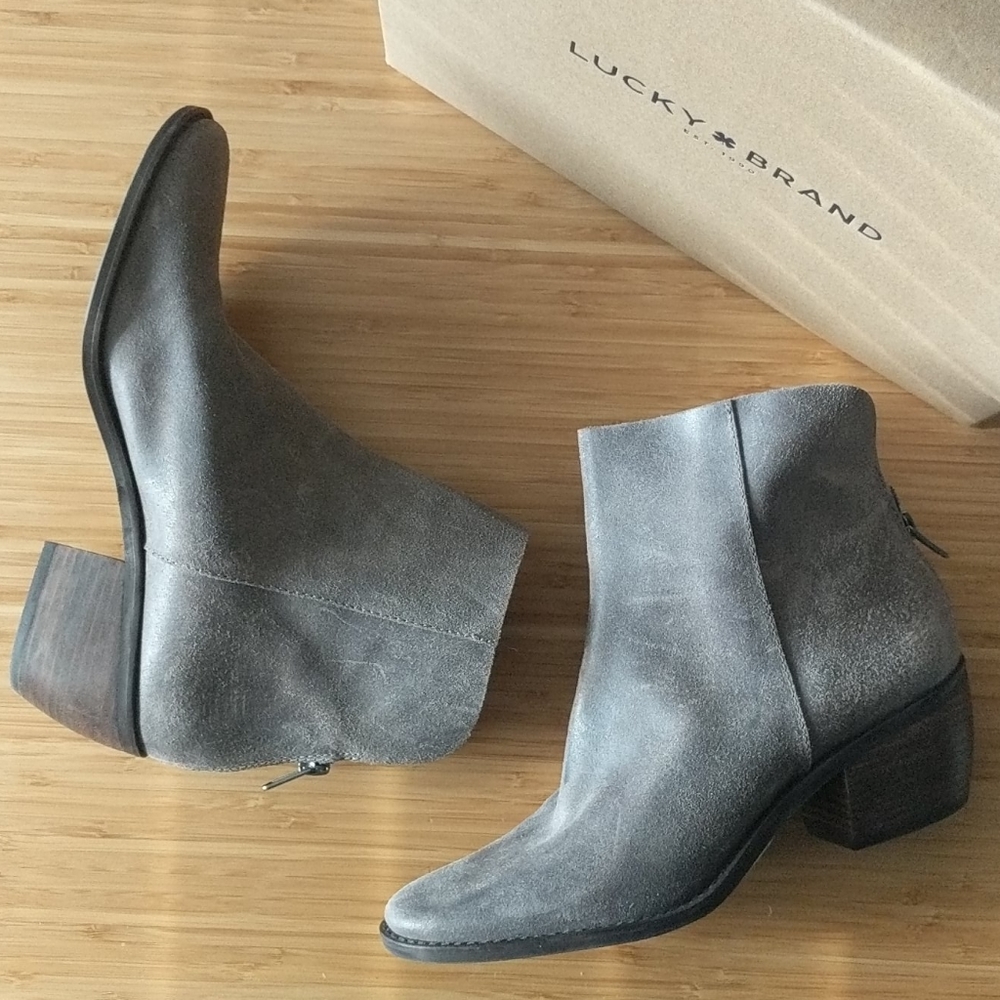 Lucky Brand Kaiya Leather Booties